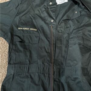 Men's Dark Green  jump suit  unisex